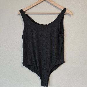 Miakoda Charcoal Bamboo Bodysuit - Plus Size 3XL - Sustainable & Soft